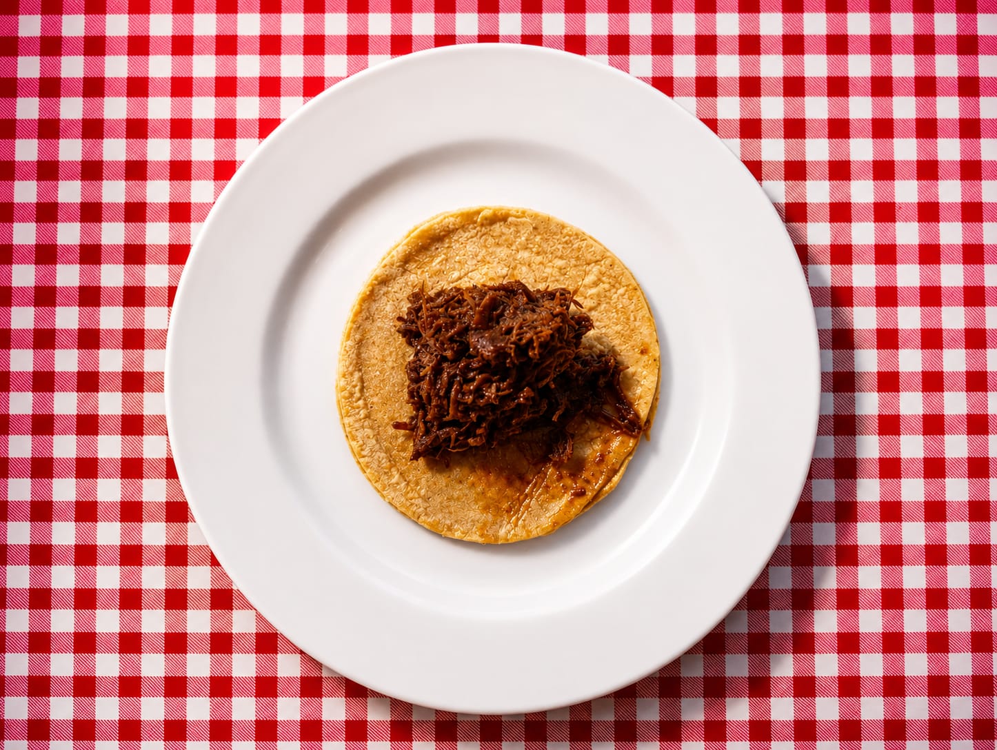 Taco al vapor de mole